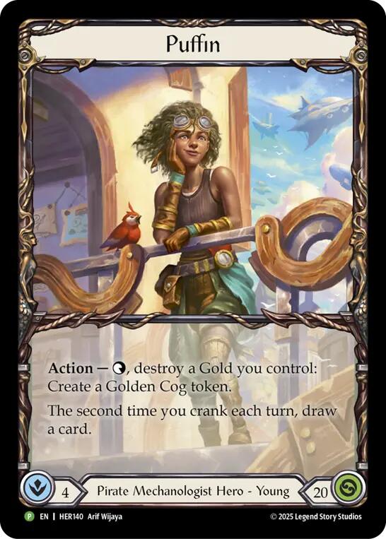 Puffin [HER140] (Promo)  Rainbow Foil | Good Games Morley