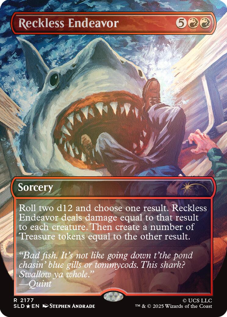 Reckless Endeavor (Rainbow Foil) [Secret Lair Drop Series] | Good Games Morley