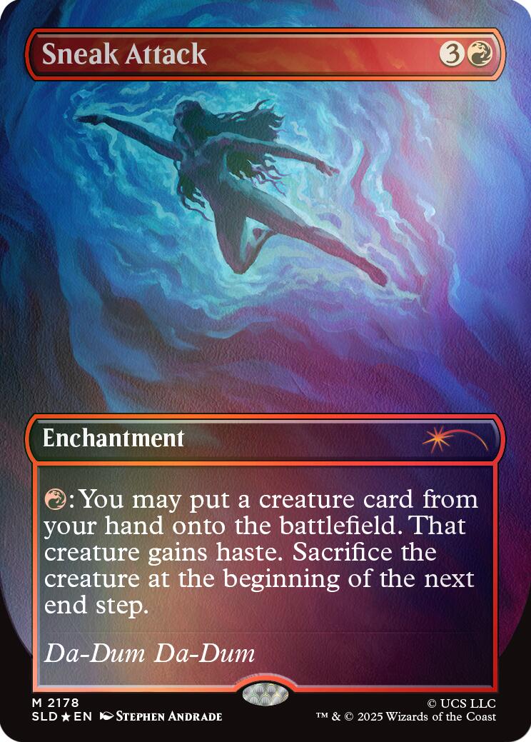 Sneak Attack (Rainbow Foil) [Secret Lair Drop Series] | Good Games Morley