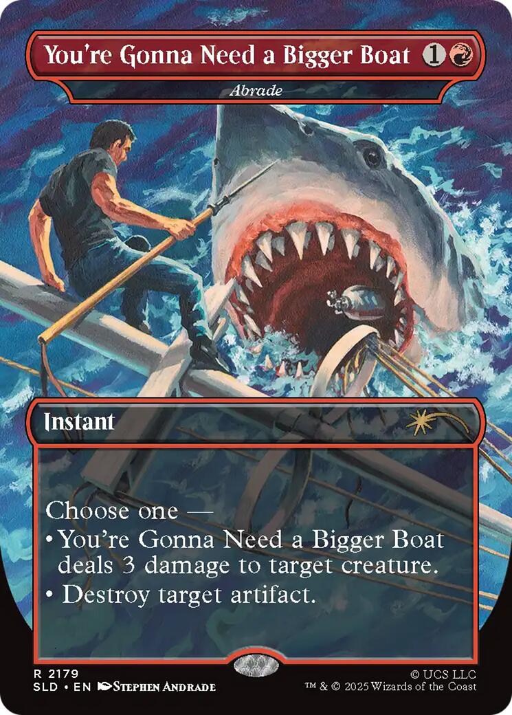 You're Gonna Need a Bigger Boat - Abrade [Secret Lair Drop Series] | Good Games Morley
