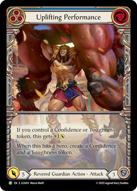 Uplifting Performance [LGS419] (Promo)  Cold Foil | Good Games Morley