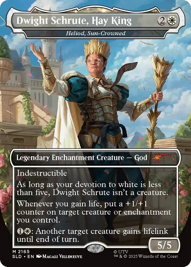 Dwight Schrute, Hay King - Heliod, Sun-Crowned [Secret Lair Drop Series] | Good Games Morley