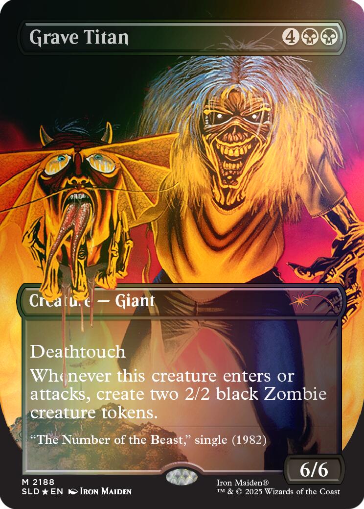 Grave Titan (2188) (Rainbow Foil) [Secret Lair Drop Series] | Good Games Morley