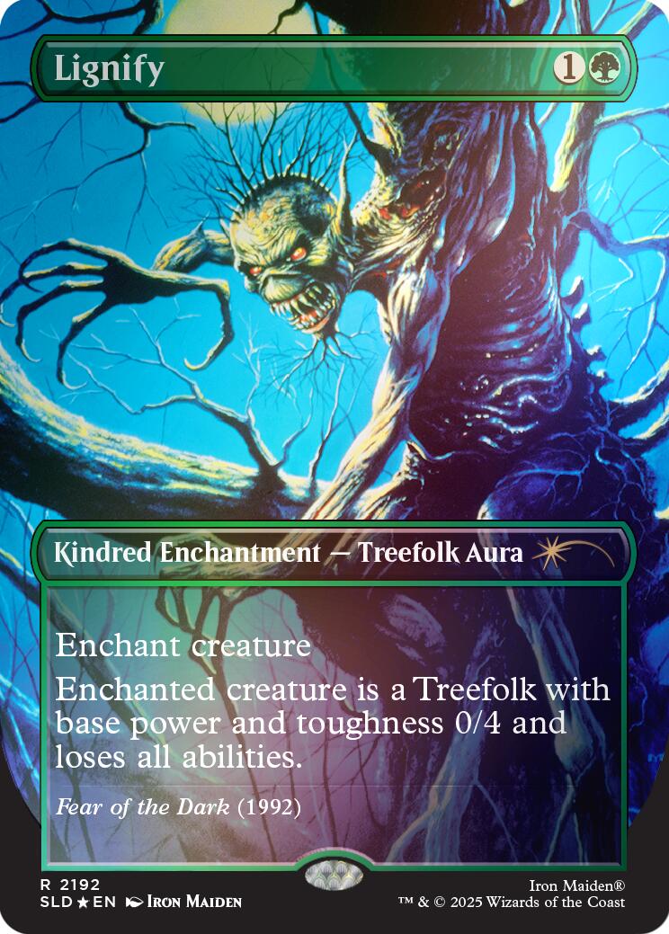 Lignify (2192) (Rainbow Foil) [Secret Lair Drop Series] | Good Games Morley