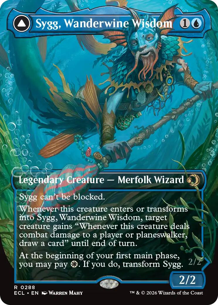 Sygg, Wanderwine Wisdom (Borderless) [Lorwyn Eclipsed] | Good Games Morley