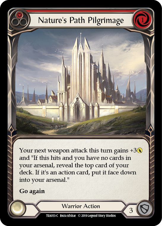 Nature's Path Pilgrimage (Red) [TEA013-C] (Dorinthea Hero Deck)  1st Edition Normal | Good Games Morley