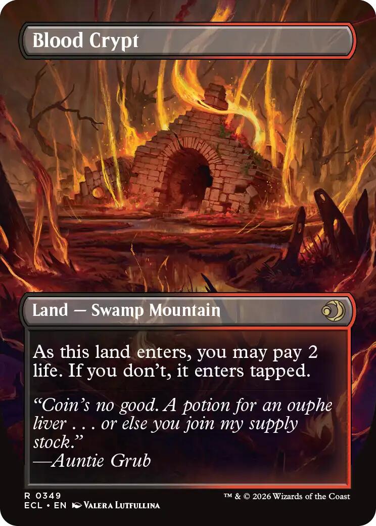 Blood Crypt (Borderless) [Lorwyn Eclipsed] | Good Games Morley