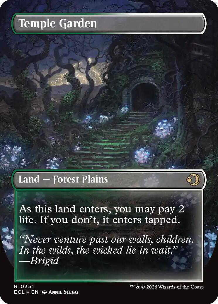 Temple Garden (Borderless) [Lorwyn Eclipsed] | Good Games Morley