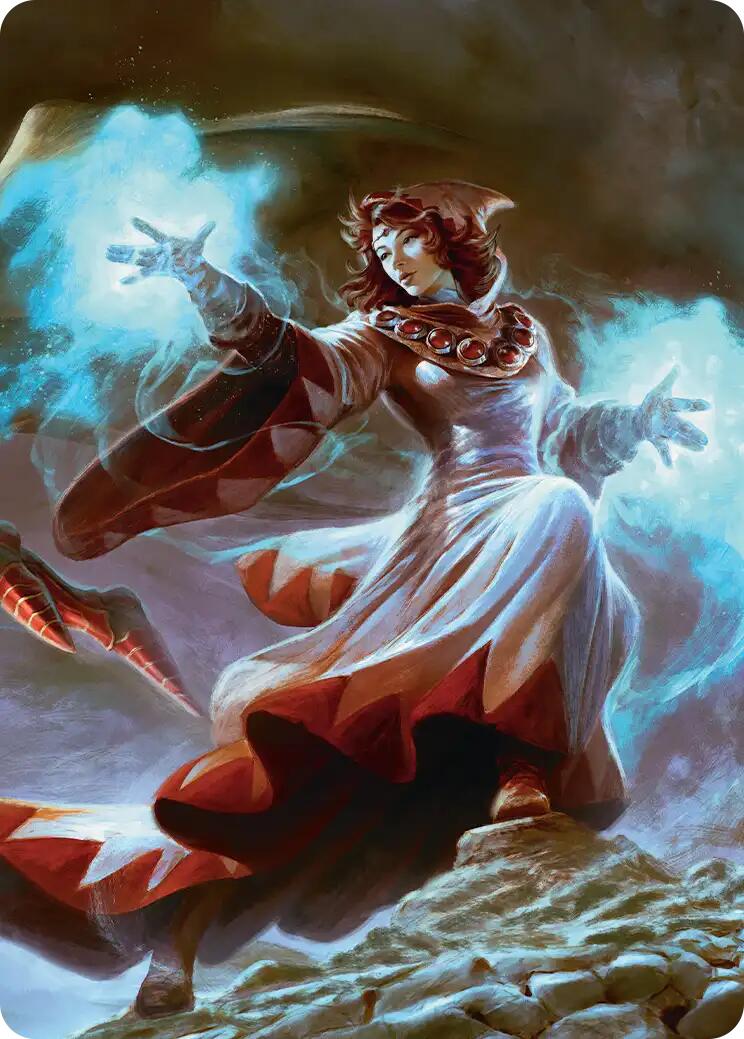The Destined White Mage Scene Art Card [FINAL FANTASY Art Series] | Good Games Morley