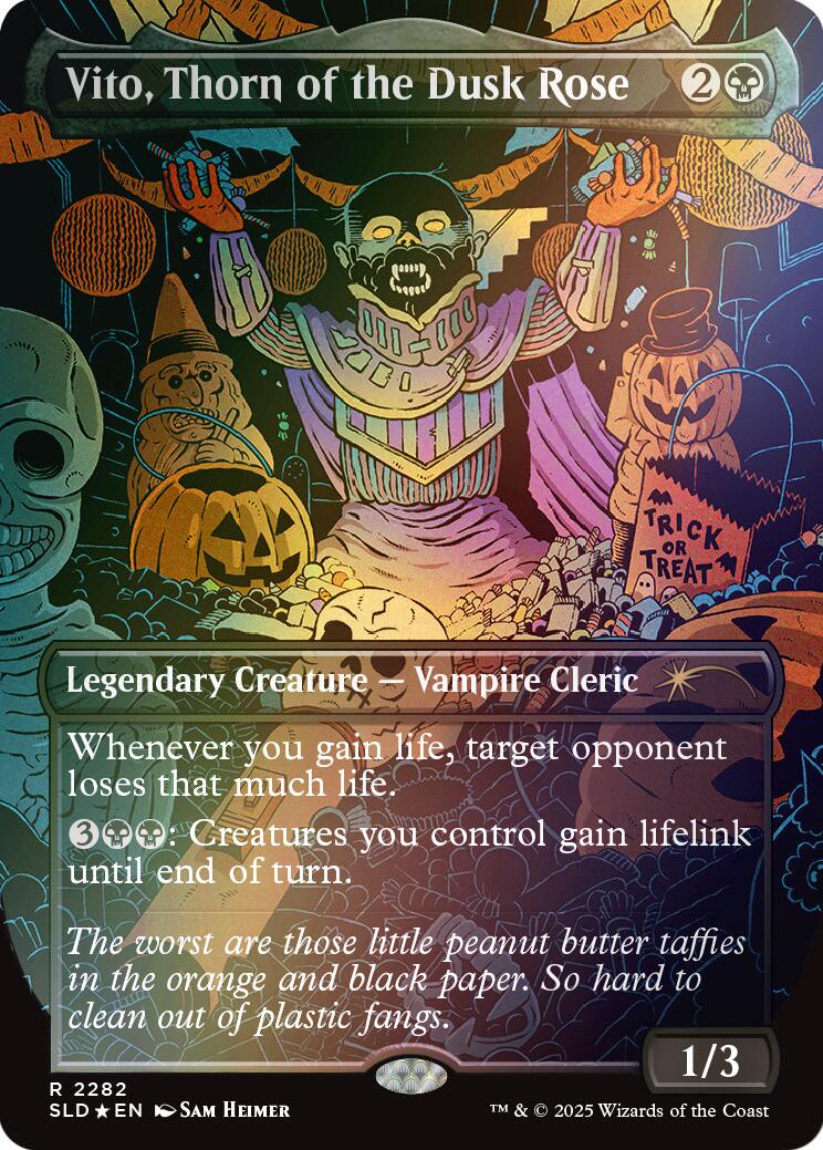 Vito, Thorn of the Dusk Rose (Rainbow Foil) [Secret Lair Drop Series] | Good Games Morley