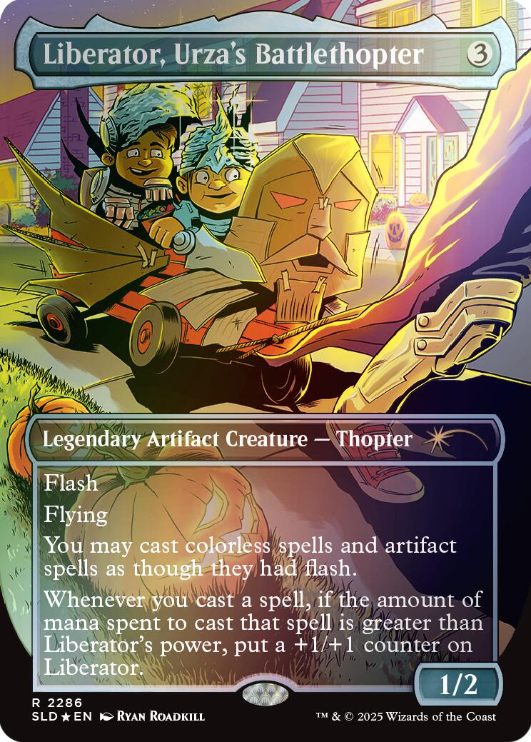 Liberator, Urza's Battlethopter (Rainbow Foil) [Secret Lair Drop Series] | Good Games Morley