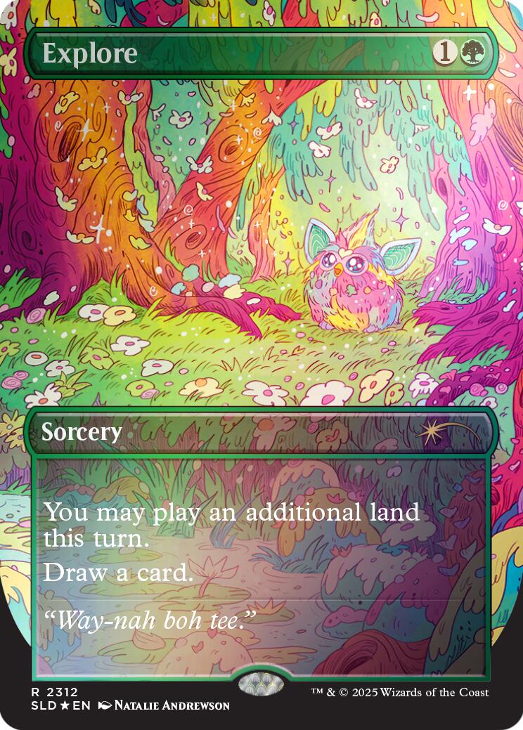 Explore (2312) (Rainbow Foil) [Secret Lair Drop Series] | Good Games Morley
