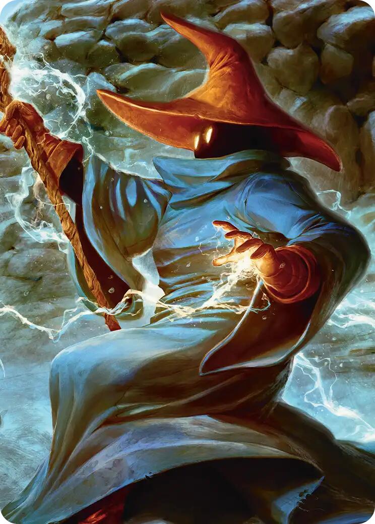 The Destined Black Mage Scene Art Card [FINAL FANTASY Art Series] | Good Games Morley