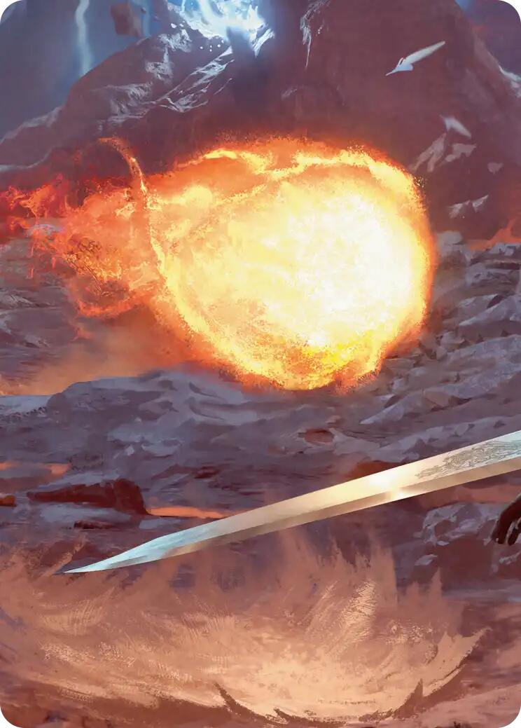 Duelist's Flame Scene Art Card [FINAL FANTASY Art Series] | Good Games Morley