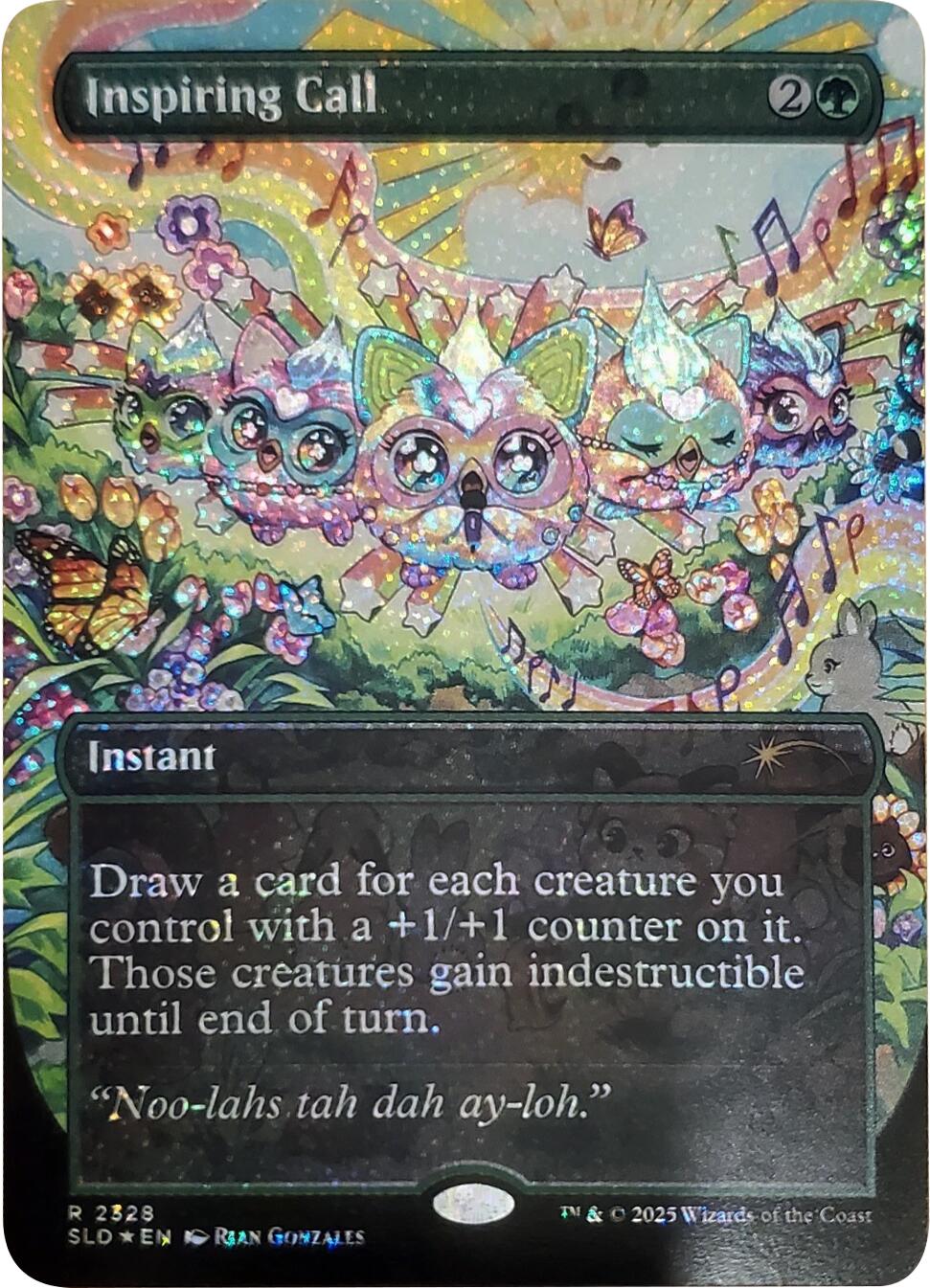 Inspiring Call (Confetti Foil) [Secret Lair Drop Series] | Good Games Morley