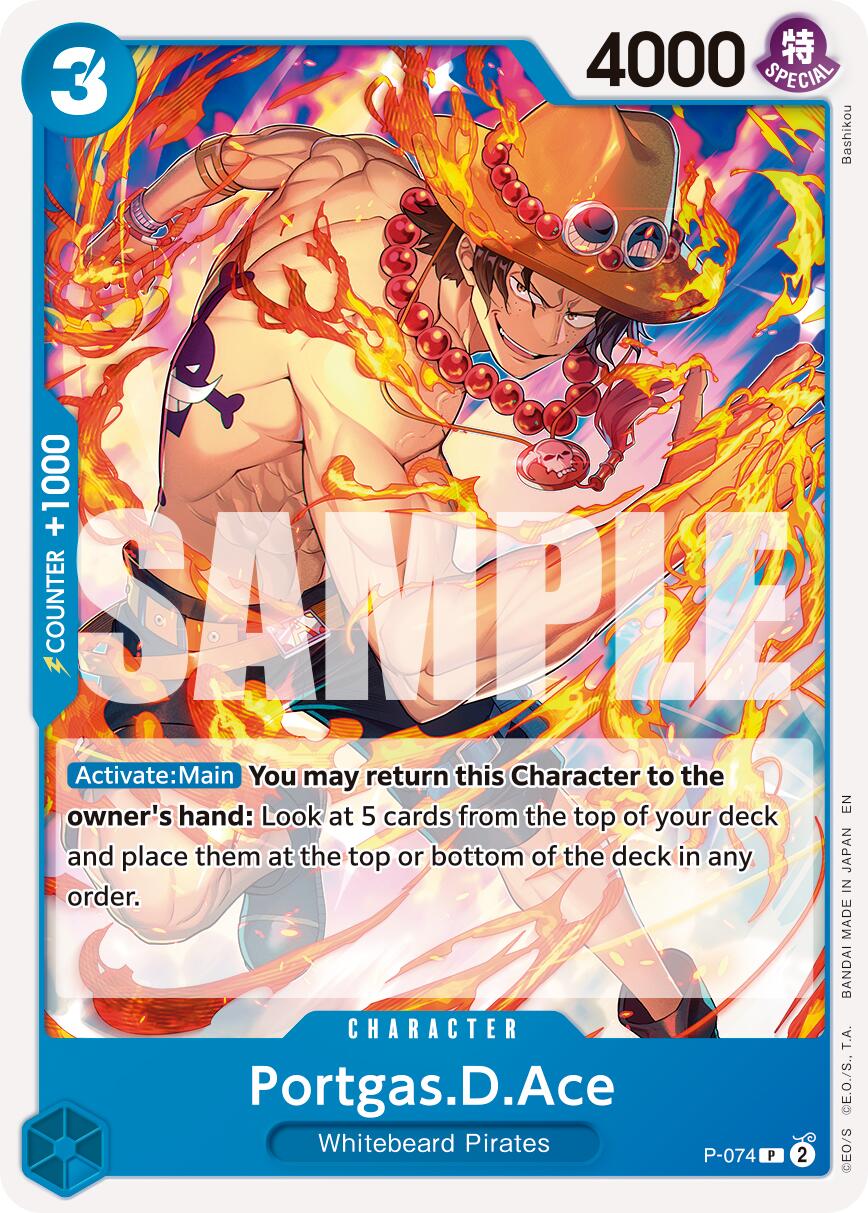 Portgas.D.Ace (P-074) (Pirate Foil) [Premium Booster -The Best- Vol. 2] | Good Games Morley