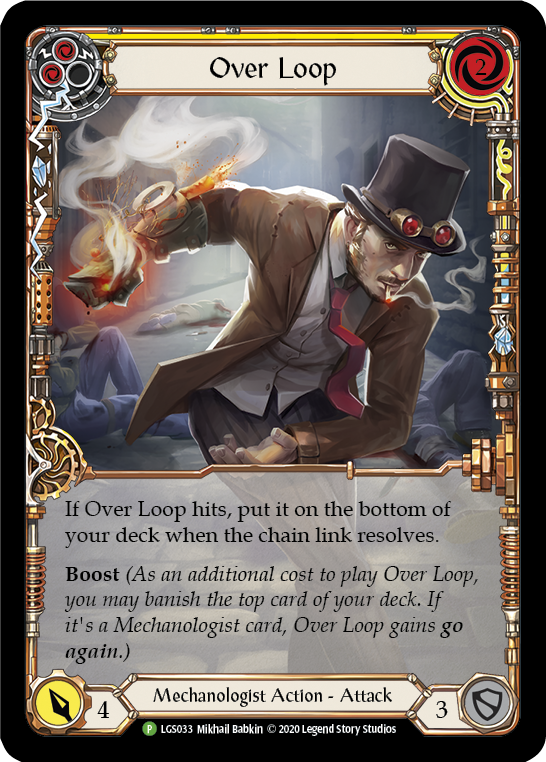 Over Loop (Yellow) [LGS033] (Promo) | Good Games Morley