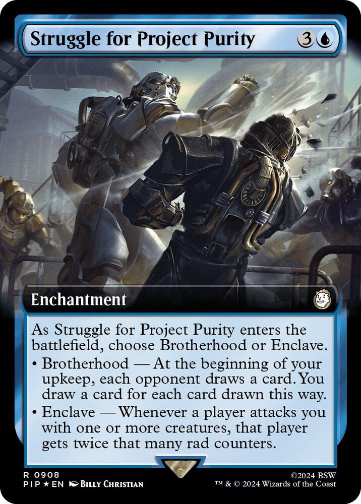 Struggle for Project Purity 908/326 (Universes Beyond: Fallout)  - Extended Art Surge Foil | Good Games Morley