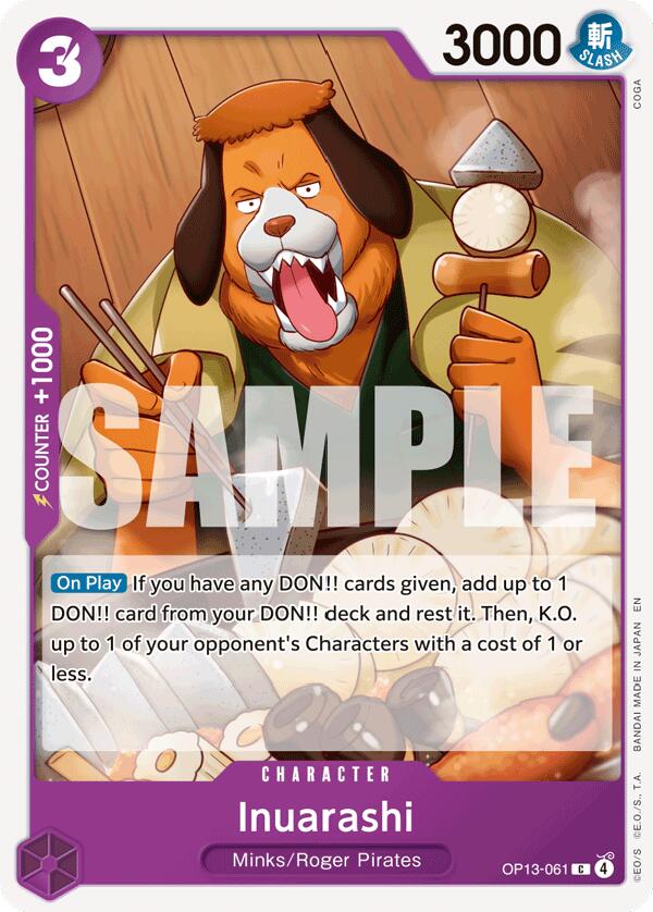 Inuarashi [Carrying On His Will] | Good Games Morley