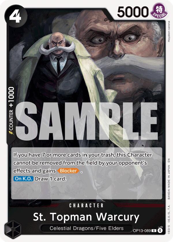 St. Topman Warcury [Carrying On His Will] | Good Games Morley