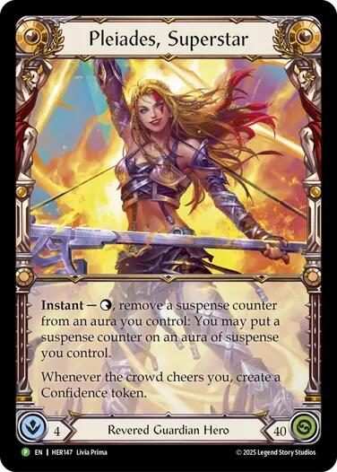 Pleiades, Superstar [HER147] (Promo)  Rainbow Foil | Good Games Morley