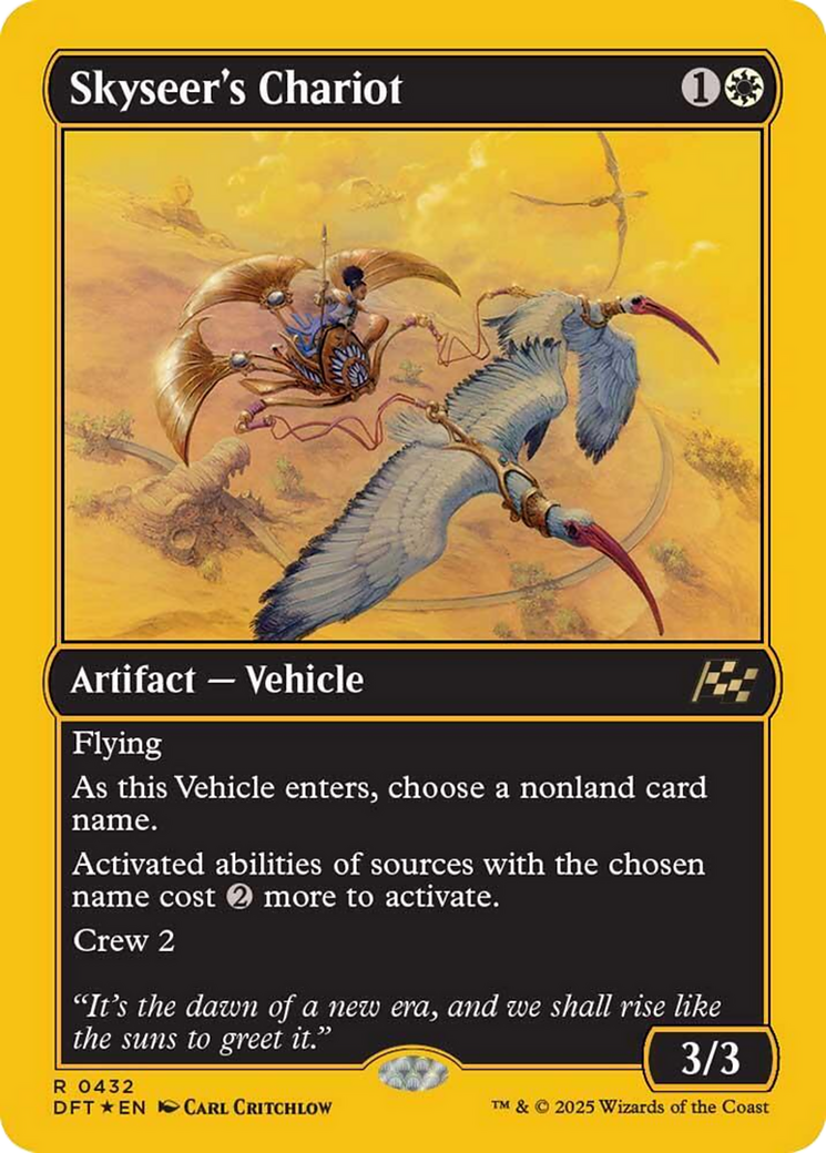 Skyseer's Chariot (First-Place Foil) [Aetherdrift] | Good Games Morley
