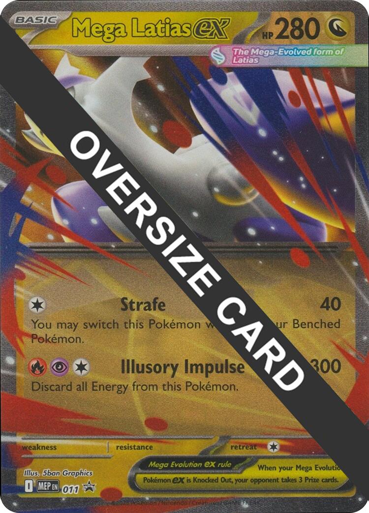 Mega Latias ex (011) (Jumbo Card) [Mega Evolution Promo] | Good Games Morley