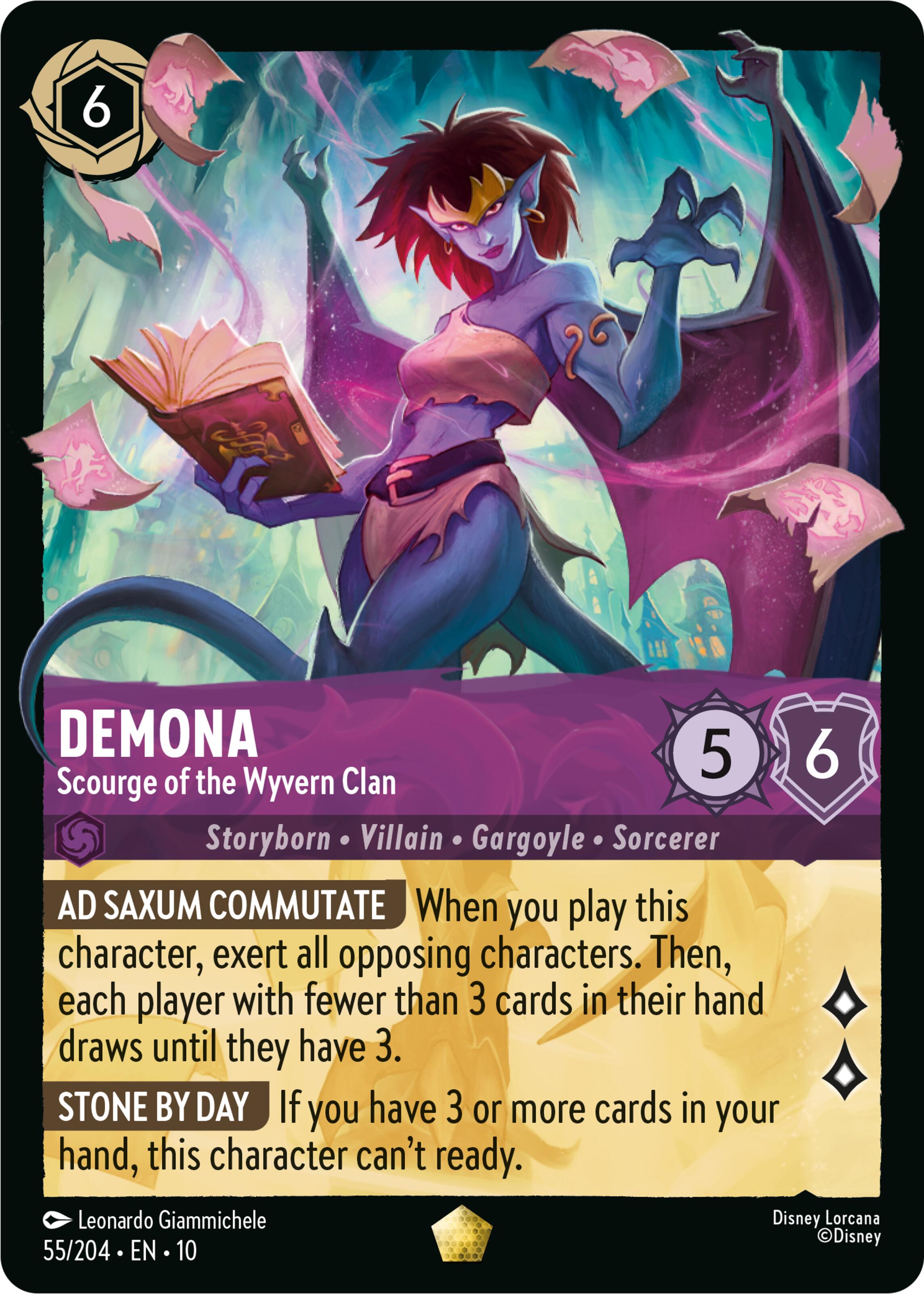 Demona - Scourge of the Wyvern Clan (55/204) [Whispers in the Well] | Good Games Morley