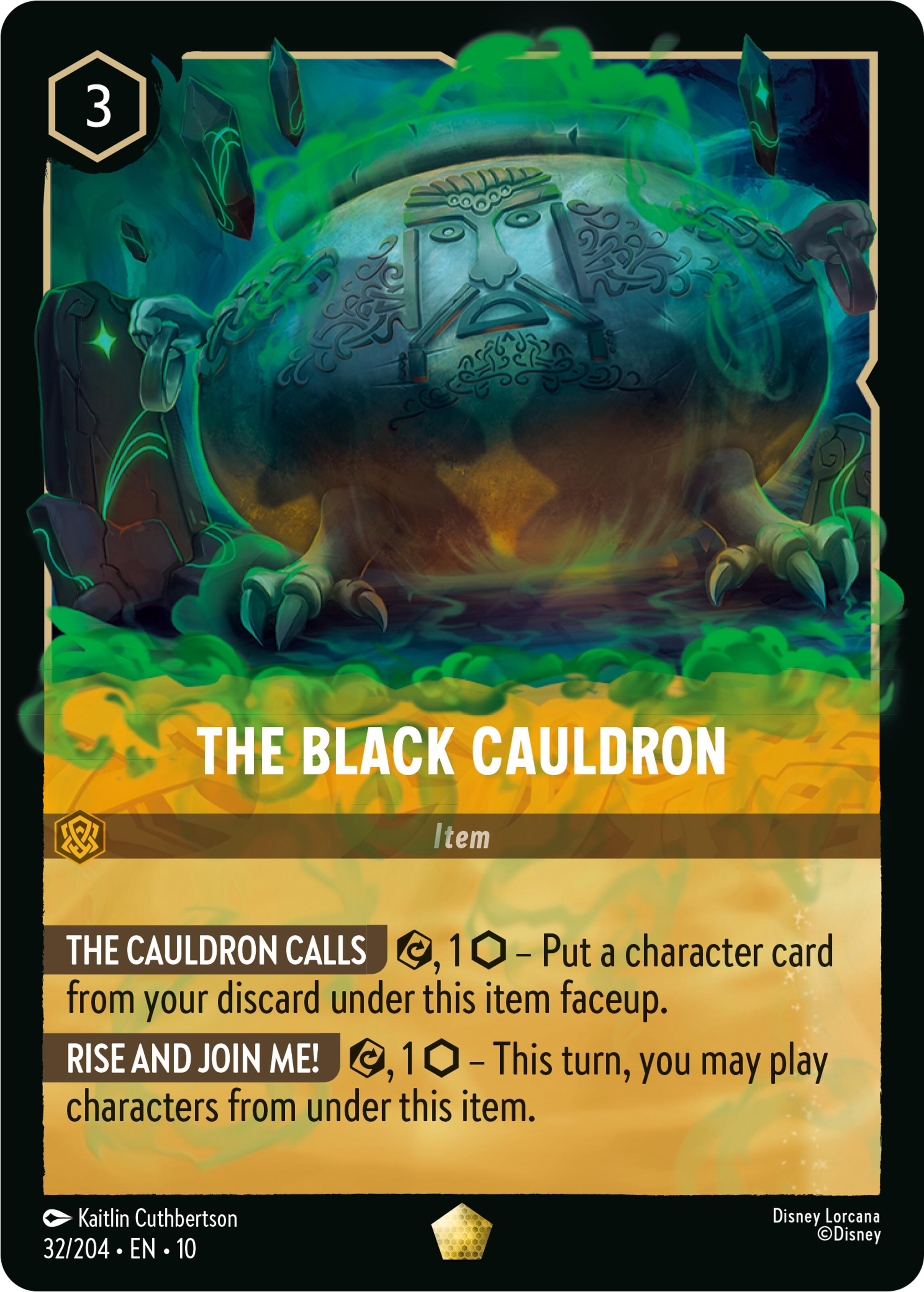 The Black Cauldron (32/204) [Whispers in the Well] | Good Games Morley
