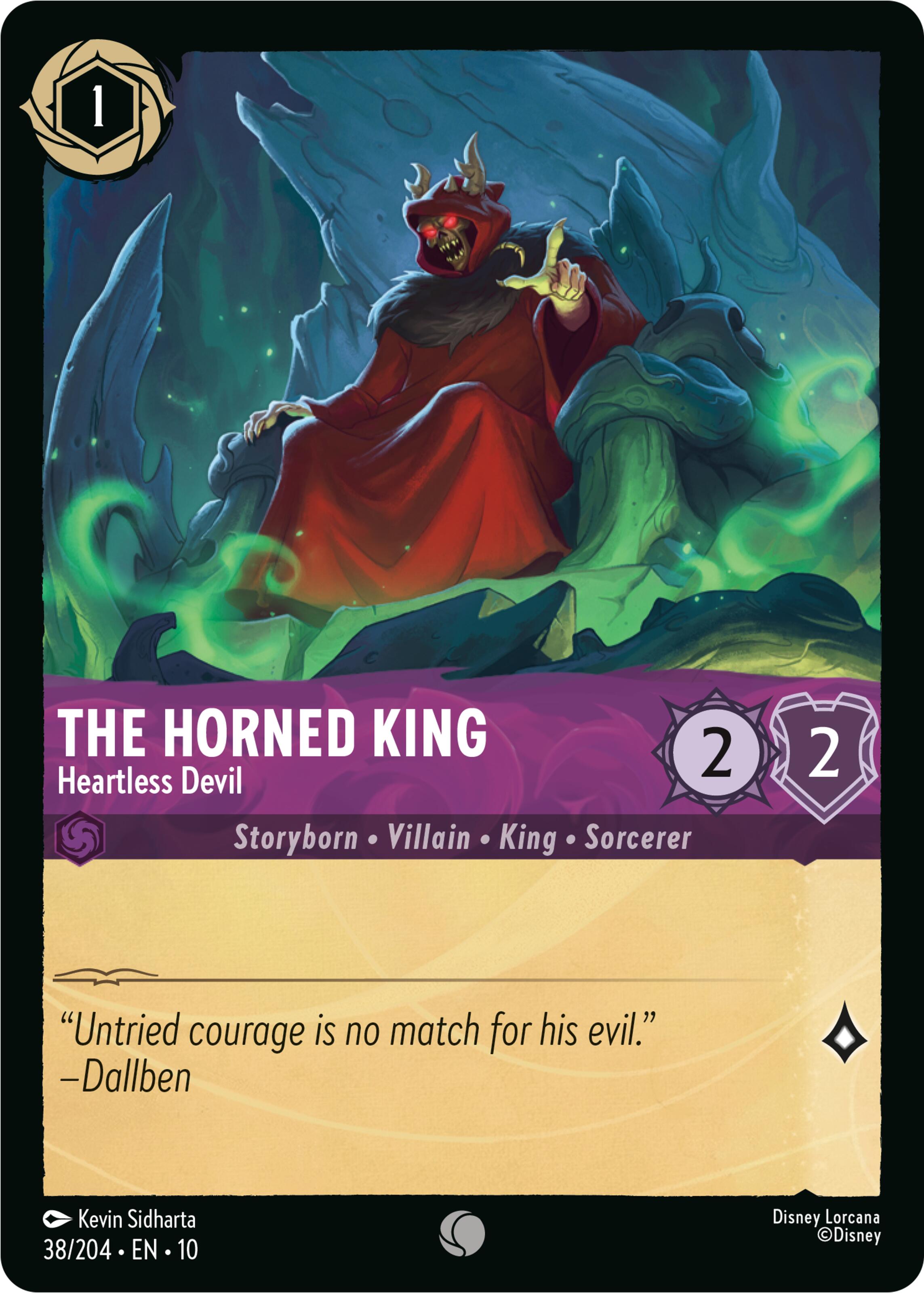The Horned King - Heartless Devil (38/204) [Whispers in the Well] | Good Games Morley