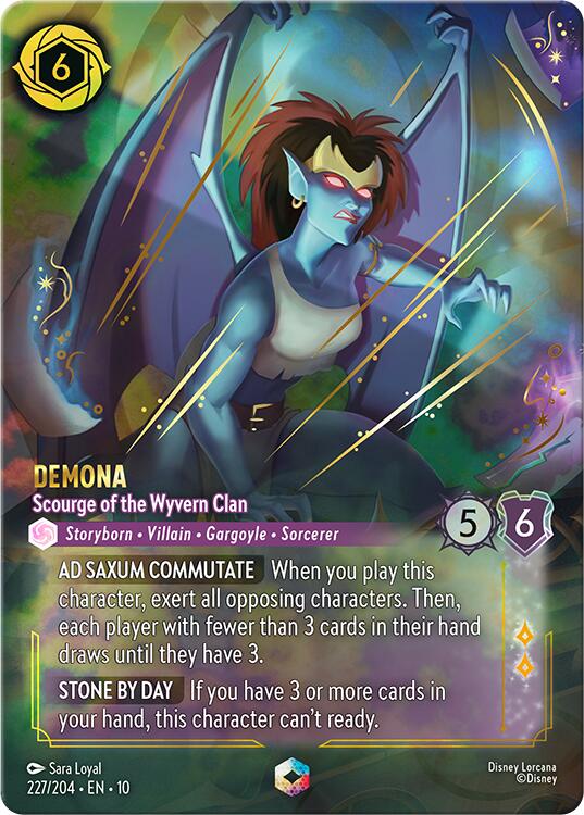Demona - Scourge of the Wyvern Clan (Enchanted) (227/204) [Whispers in the Well] | Good Games Morley