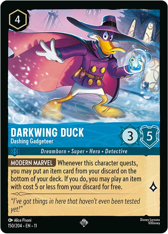 Darkwing Duck - Dashing Gadgeteer (150/204) [Winterspell] | Good Games Morley