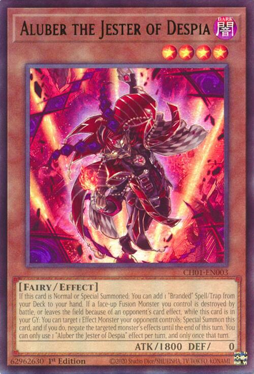 Aluber the Jester of Despia [CH01-EN003] Ultra Rare | Good Games Morley