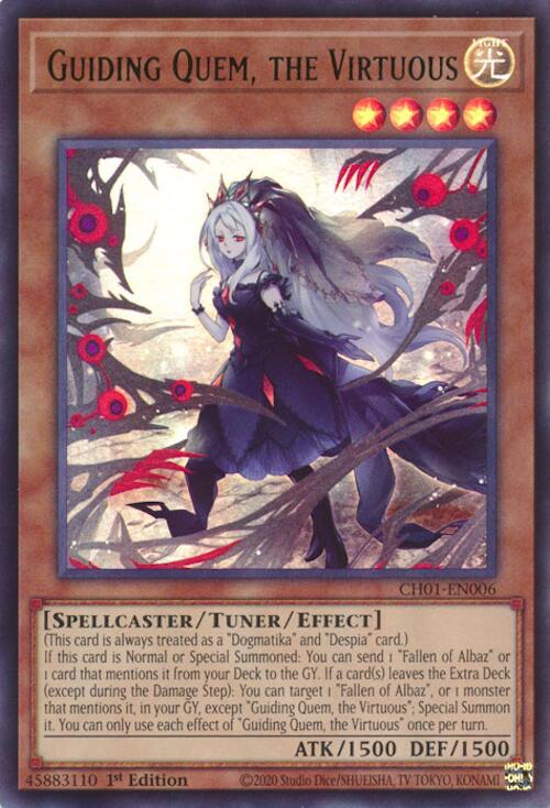 Guiding Quem, the Virtuous [CH01-EN006] Ultra Rare | Good Games Morley