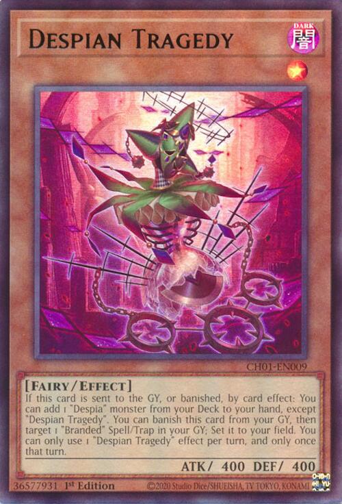 Despian Tragedy [CH01-EN009] Ultra Rare | Good Games Morley