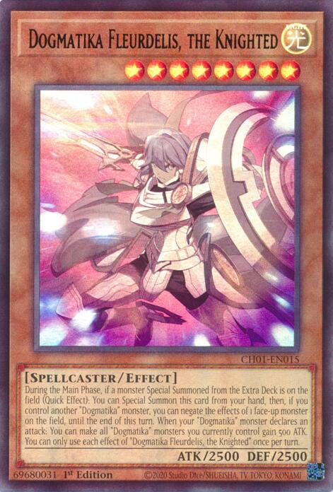 Dogmatika Fleurdelis, the Knighted [CH01-EN015] Ultra Rare | Good Games Morley
