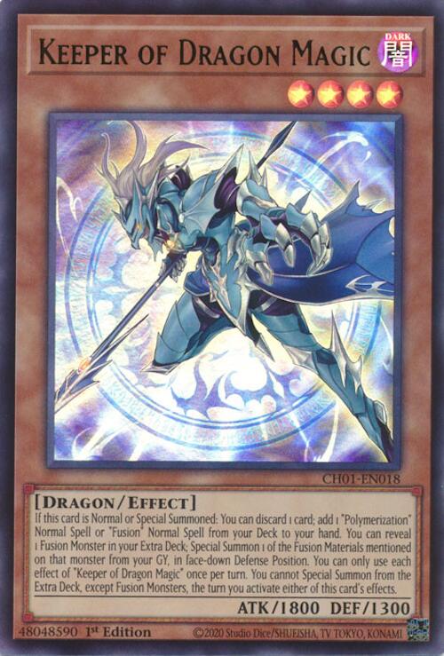 Keeper of Dragon Magic [CH01-EN018] Ultra Rare | Good Games Morley