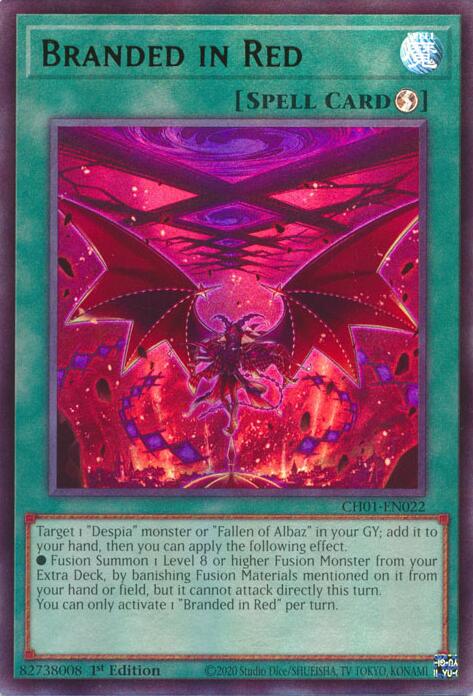 Branded in Red [CH01-EN022] Ultra Rare | Good Games Morley