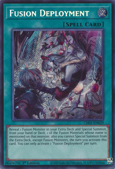 Fusion Deployment (Secret Rare) [CH01-EN029] Secret Rare | Good Games Morley