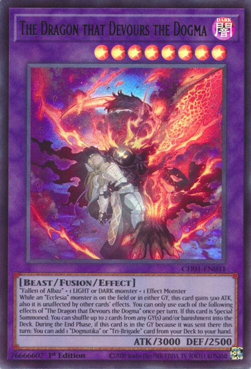 The Dragon that Devours the Dogma [CH01-EN041] Ultra Rare | Good Games Morley