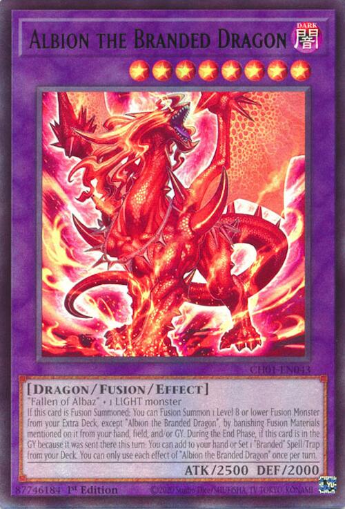 Albion the Branded Dragon [CH01-EN043] Ultra Rare | Good Games Morley