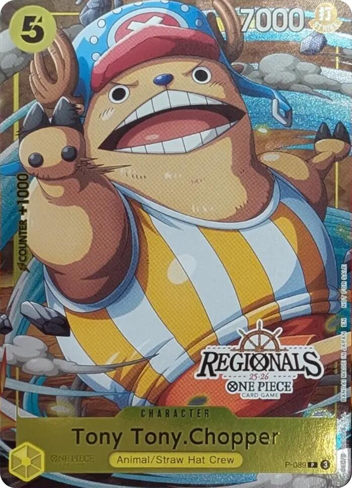 Tony Tony.Chopper (CS 25-26 Regionals Textured Chase Promo) [One Piece Promotion Cards] | Good Games Morley