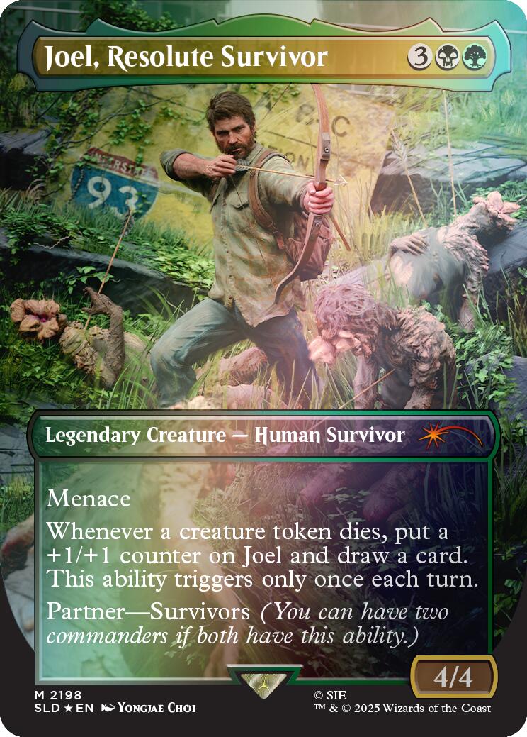 Joel, Resolute Survivor (Rainbow Foil) [Secret Lair Drop Series] | Good Games Morley