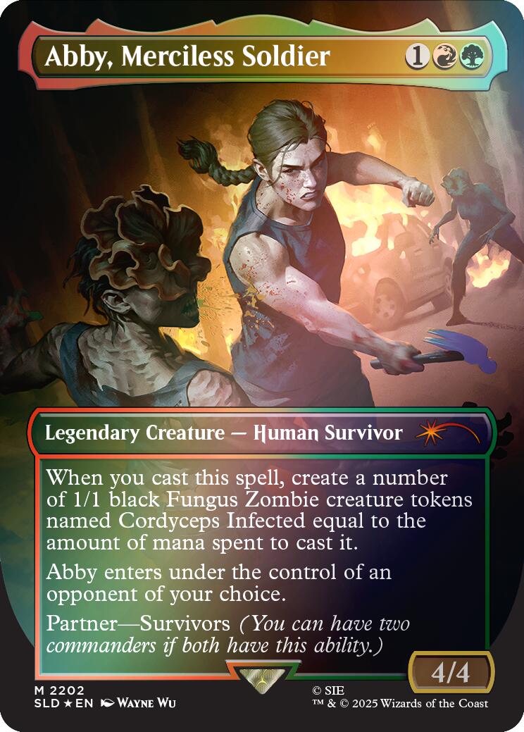 Abby, Merciless Soldier (Rainbow Foil) [Secret Lair Drop Series] | Good Games Morley