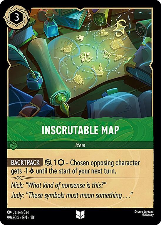 Inscrutable Map (99/204) [Whispers in the Well] | Good Games Morley