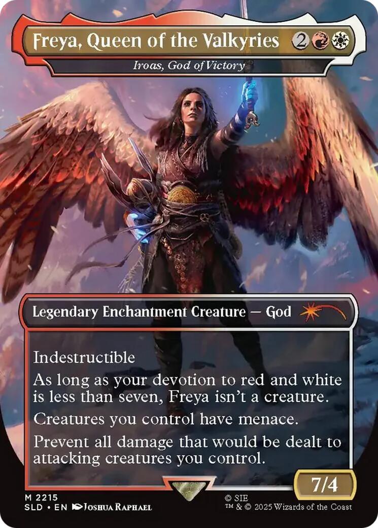 Freya, Queen of the Valkyries - Iroas, God of Victory [Secret Lair Drop Series] | Good Games Morley