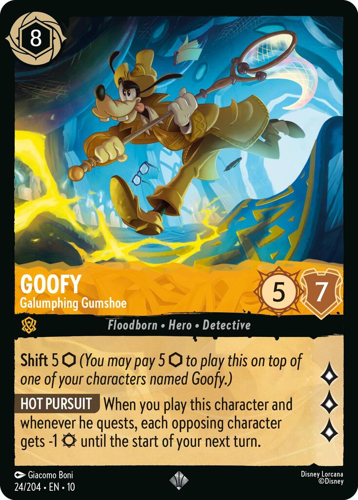 Goofy - Galumphing Gumshoe (24/204) [Whispers in the Well] | Good Games Morley