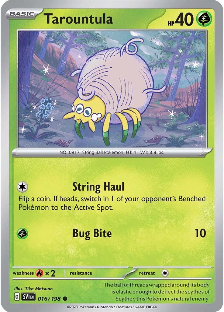 Tarountula (016/198) [Scarlet & Violet: Base Set] | Good Games Morley