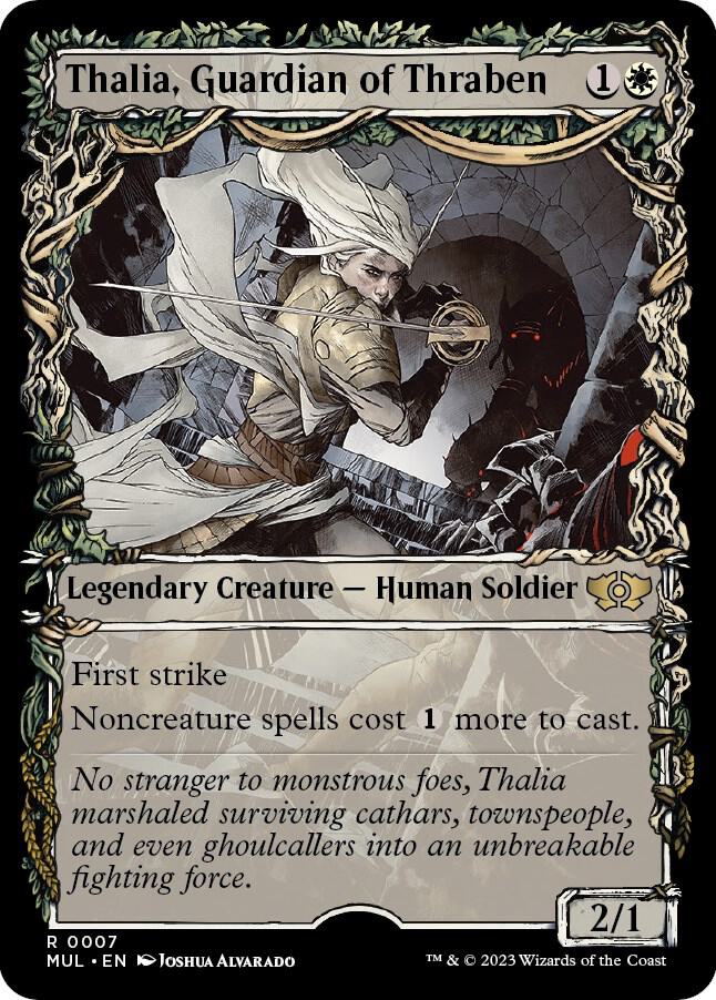 Thalia, Guardian of Thraben 7/65 (March of the Machine: Multiverse Legends)  - Showcase Foil | Good Games Morley