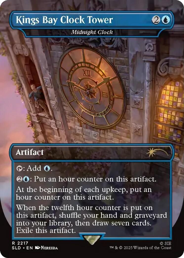 Kings Bay Clock Tower - Midnight Clock [Secret Lair Drop Series] | Good Games Morley